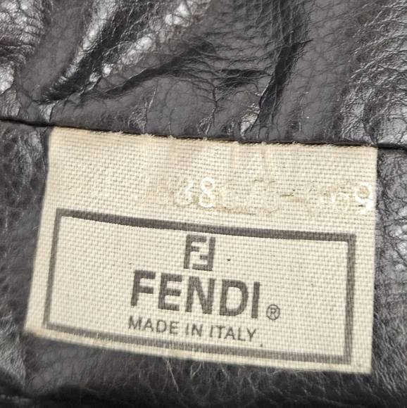 Fendi Vintage FF Vanity Bag in Pequin Stripe with Gold Hardware - Picture 12 of 13